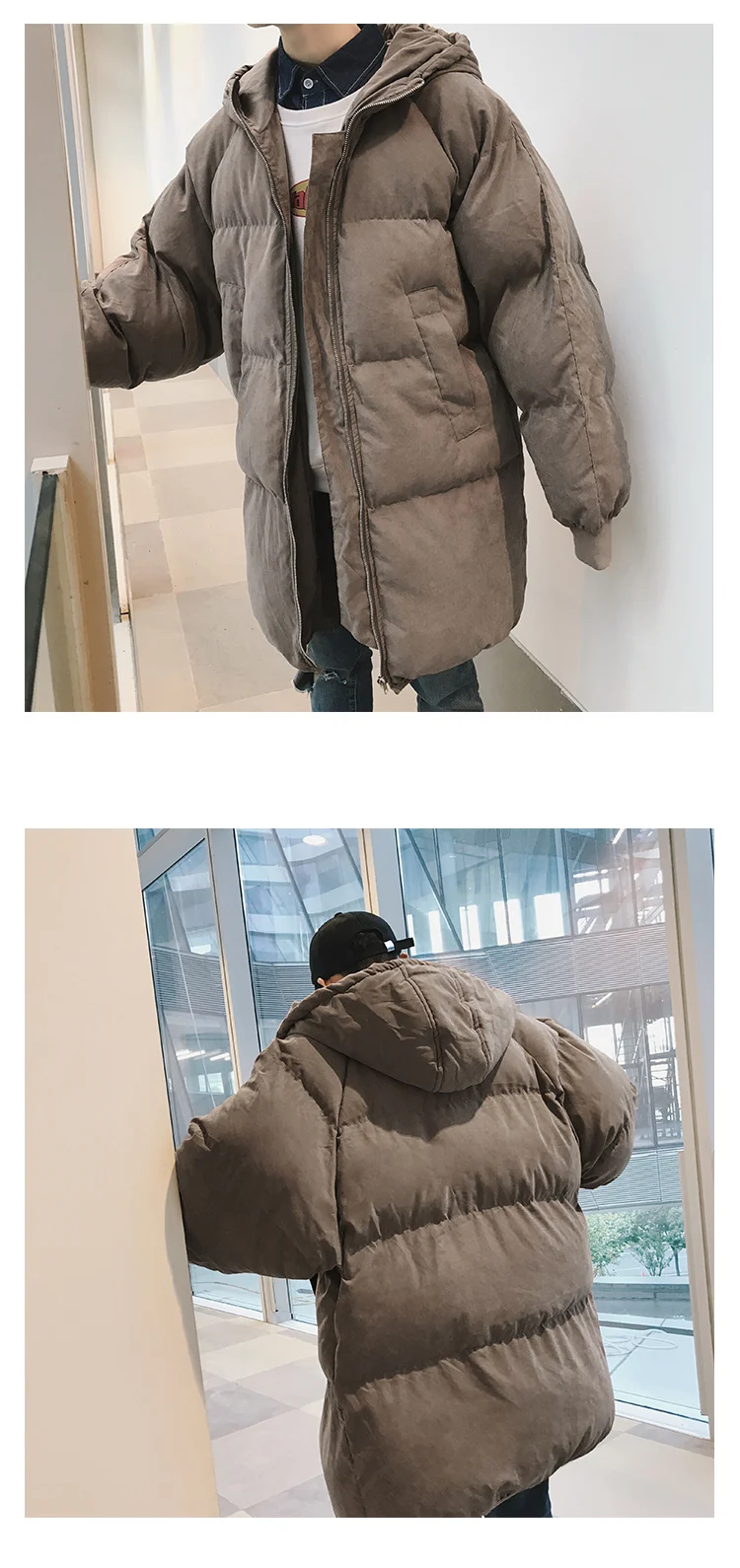 Зимняя мужская куртка, парка с капюшоном, Мужская Корейская длинная куртка, пальто, Мужская ветровка, парка большого размера, теплая молодежная одежда 4XL 5XL