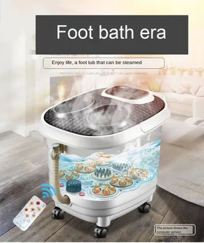 

Fumigation Foot Tub Automatic Kneading Electric Heating Foot Massage Machine Deep Barrel Health Care Foot Massager Feet Relax