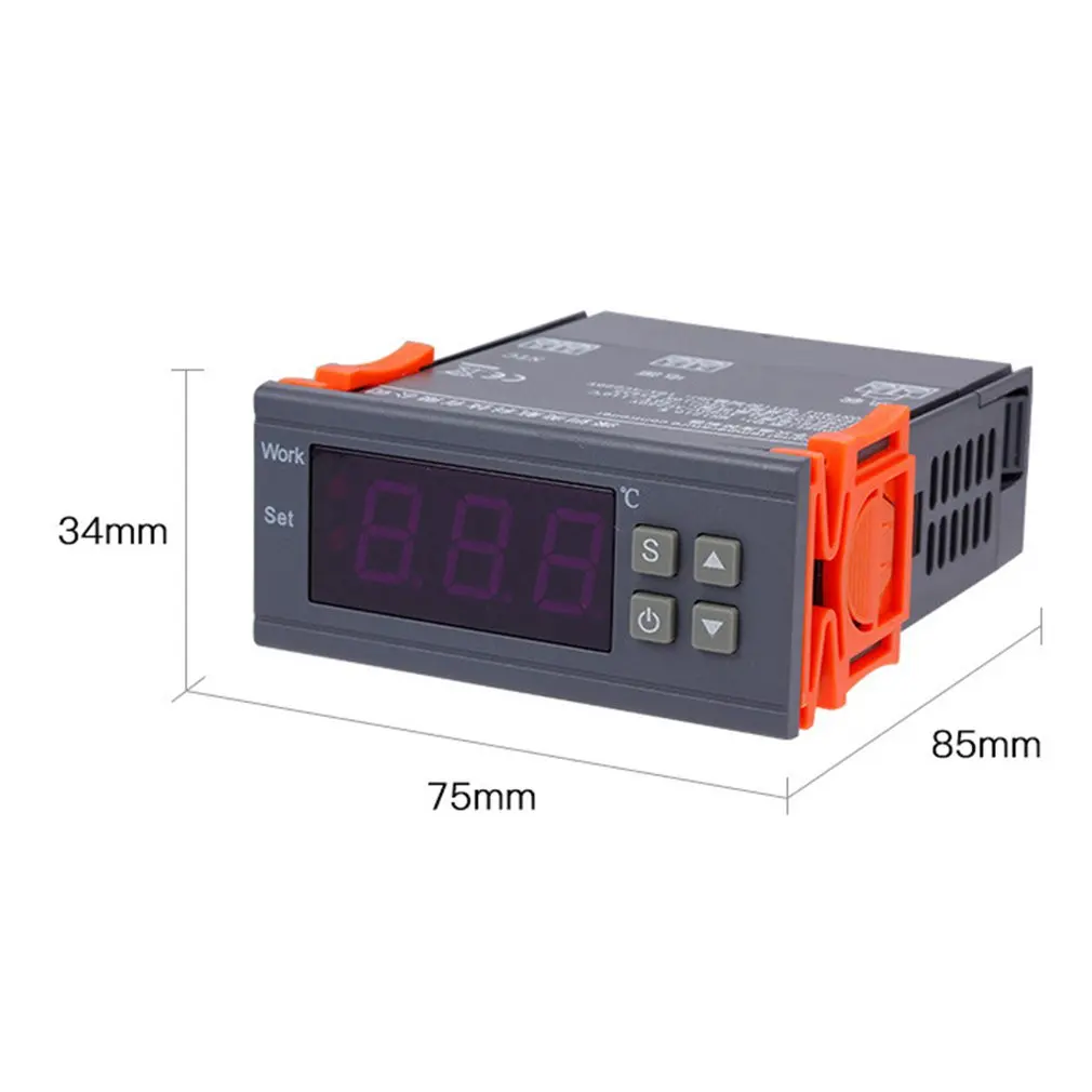 MH-1210W цифровой регулятор температуры 90 V-250 V 10A Термостат Регулятор-50-110 градусов нагревательные охладительные управления