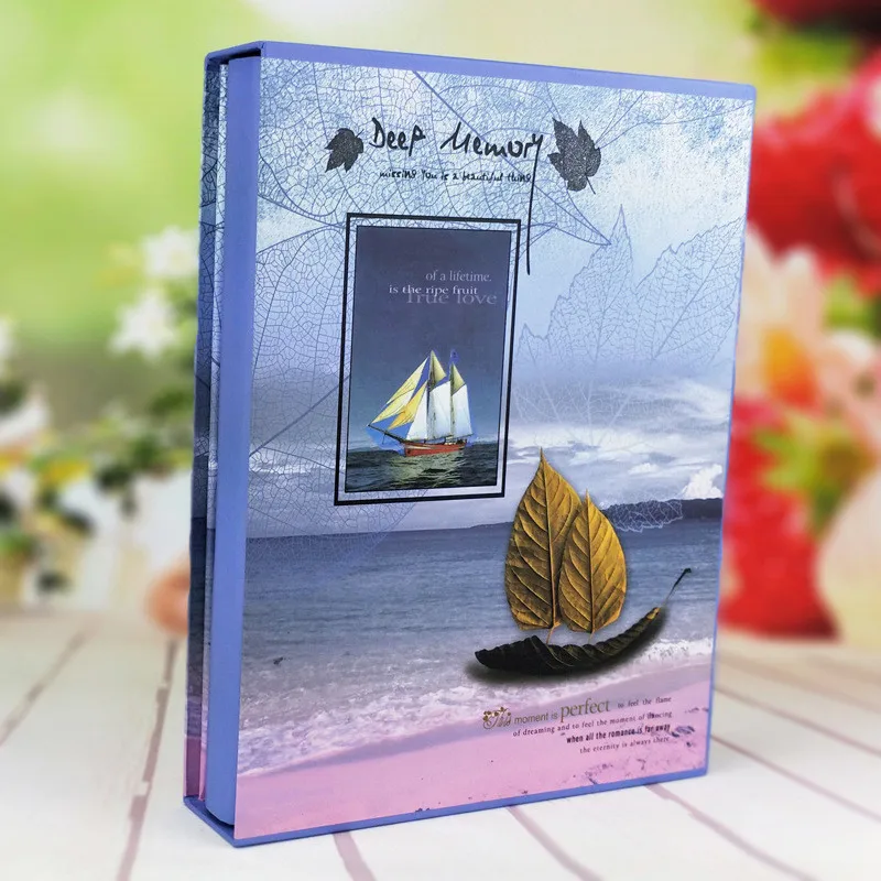 B Фото альбомы для скрапбукинга для фотоальбома Бумага DIY Scrapamily для влюбленных подарок на день рождения вставки Тип памяти Запись Скрапбукинг альбом - Цвет: B