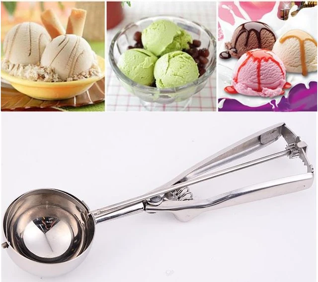 Department Store 1pc Stainless Steel Ice Cream Ball Scoop Fruit