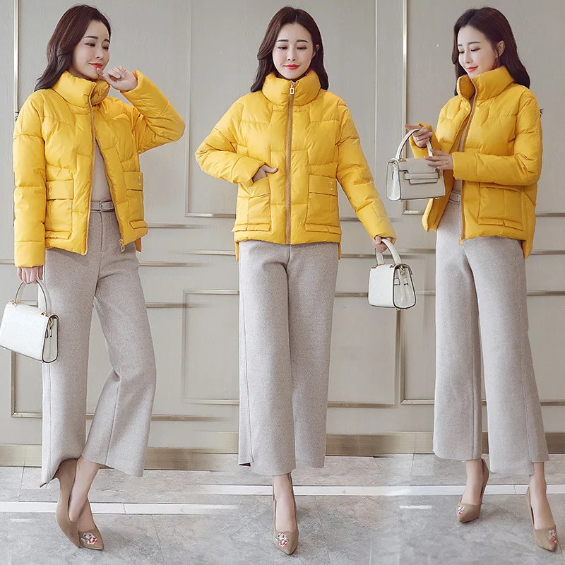 

2018 Winter New Snx1809 Korean-style Women's Elegant Fashion Short Cotton-padded Clothes Entity