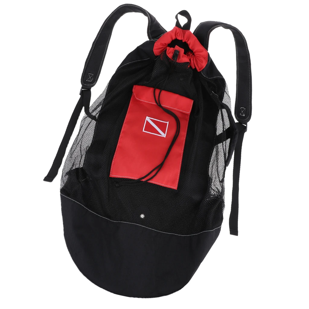 Scuba Diving Snorkeling Mesh Backpack Dive Gear Dry Bag Sack Pack Scuba Diving Mesh Backpack for Water Sports