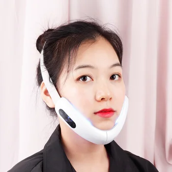 

EMS Galvanic Therapy Red Blue LED Photon V-Face Chin V-Line Care Face Slimming Machine V-Line Up Facial Lifting Belt Chin Device