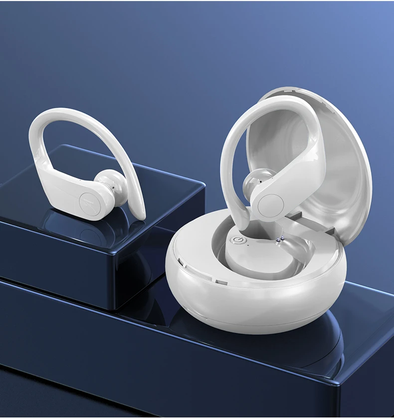A15 TWS Спортивная гарнитура Bluetooth наушники 8D HIFI супер бас Bluetooth 5,0 сенсорное управление Binarual вызов супер игровые наушники - Цвет: Серебристый