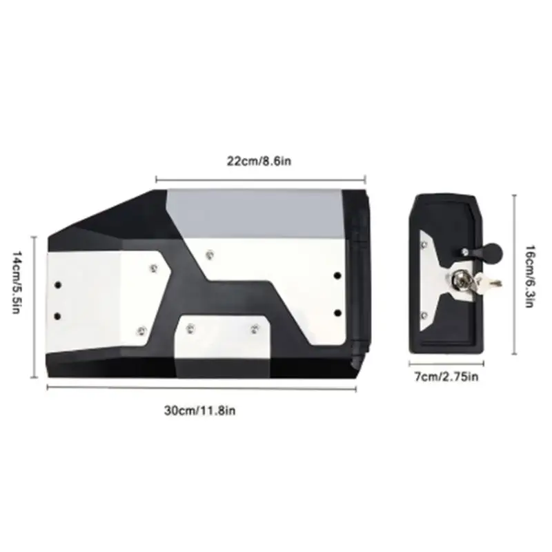 

4.2L Stainless Tool Box for R1200GS R1250GS LC Adventure Left Bracket 04-Up