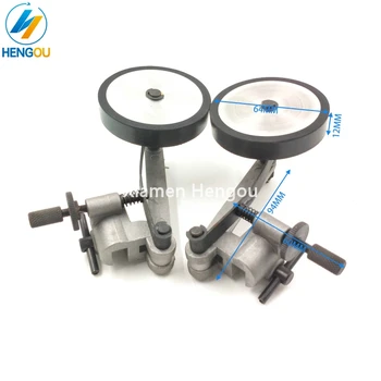 

1 pair China post free shipping K0820 rubber wheel for mit. printing machine Paper feeder rubber wheel new