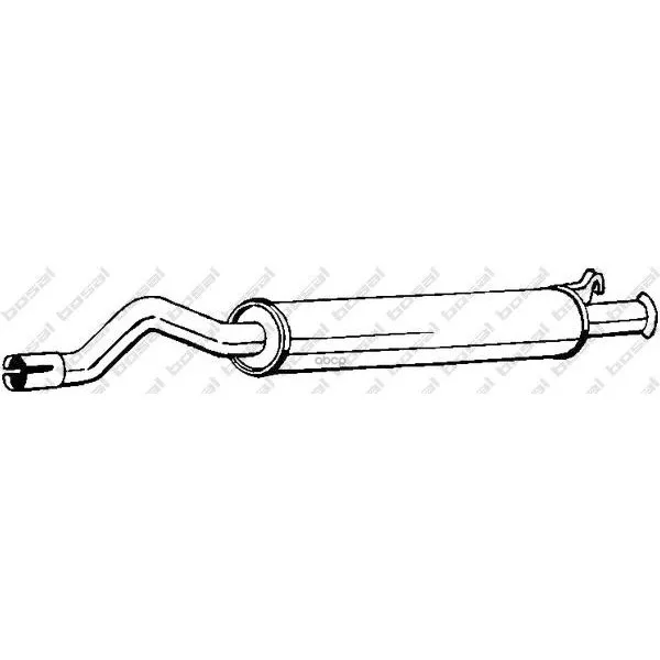 Глушитель Средняя Часть Audi 80 1.6, 2.0, 1.9d 91- Bosal арт. 105159