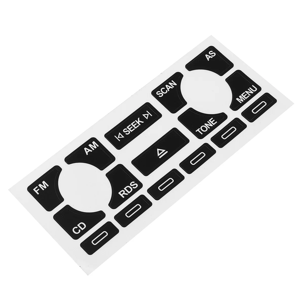

New Car Audio Multimedia Radio Stereo Worn Peeling Button Repair Decals Stickers For Audi A4 B6 B7/ A6/ A2 A3 8L/P