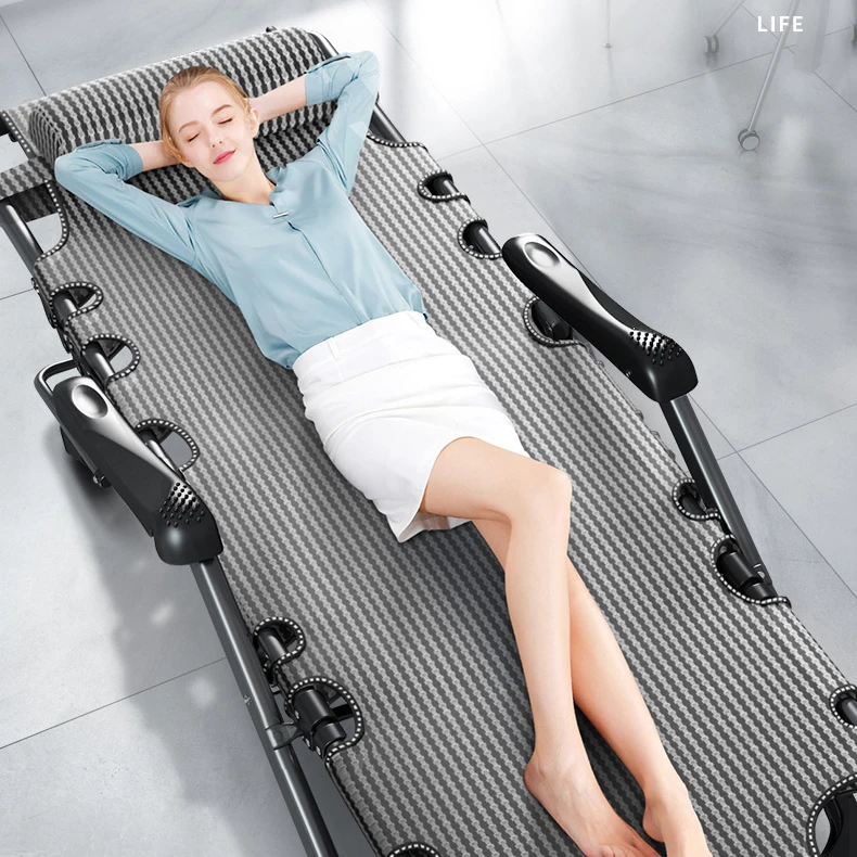 

Folding Chair Afternoon Bed Balcony Leisure Backrest Lazy Sofa Portable Chair Beach Home Multifunctional