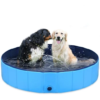 

Dog Pool Collapsible Pet Bath Pool Folding for Puppy Cat Kids Garden Outdoor DTT88
