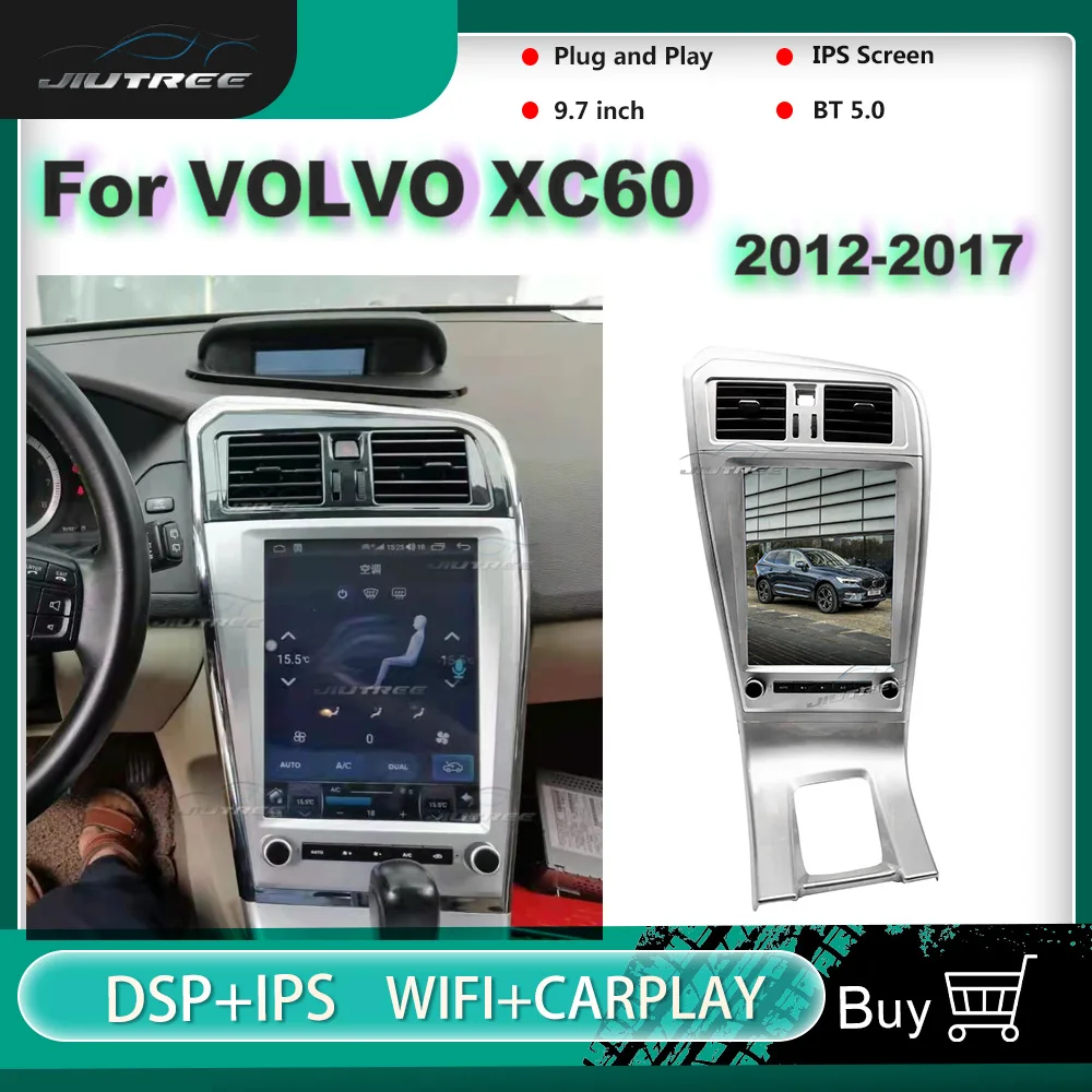 

128G 9.7 Inch 2 Din Android Car Radio For Volvo XC60 20122013-2017 Car Multimedia Player Auto Stereo Receiver GPS Navigation