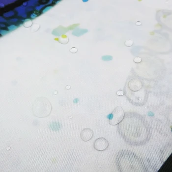 

High Quality 3/4PCS Octopus Bathroom Shower Curtain Waterproof Bath Mat Lid Toilet Cover PVC Mesh Bottom, 2020 New Arrival