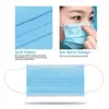 10-600pcs Disposable Blue Filter Face mask Adults security protection mask Non-wove Protective masks 3 Layer Ply mascarilla 5
