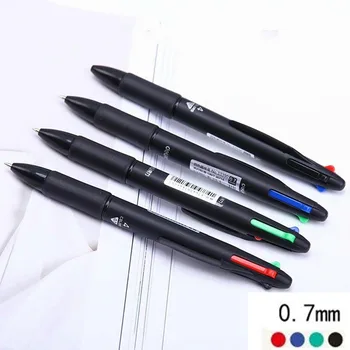 

4 in 1 Multicolor Pen Creative Ballpoint Pen Colorful Retractable Ballpoint Pens Multifunction Pen For Marker Writing Stationery