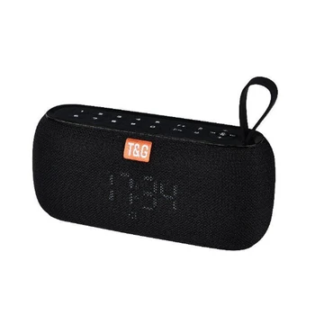 

Bluetooth speaker column clock temperature display and TG177 Portable alarm clock speaker U disk TF card supports digital music