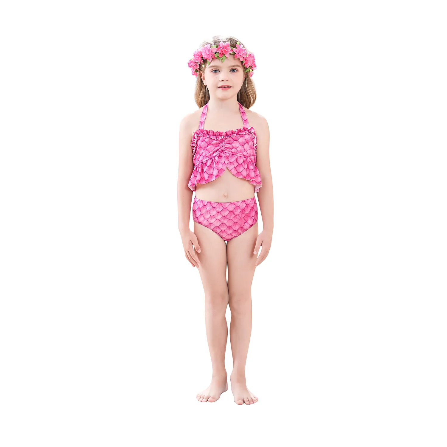 elvira costume Haojxuanyu Children Mermaid Swimwear Girls Pink Blue Bikini Set Kids Swimsuit Cosplay Mermaid Tail Costume for Swimming morticia addams dress