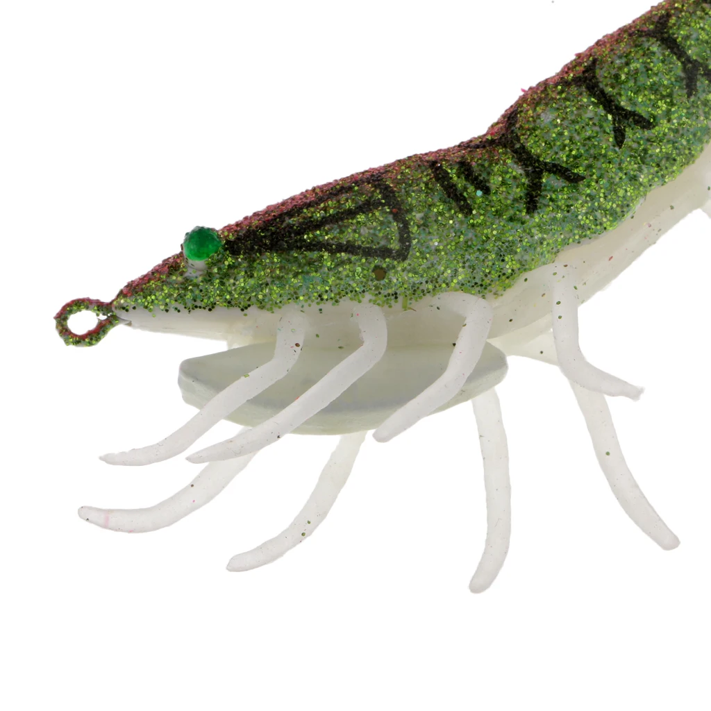 Saltwater Squid Jigs Hook Artificial Wood Shrimp Fishing Lure Hard Bait for Sleeve-fish/Squid/Octopus/Cuttlefish