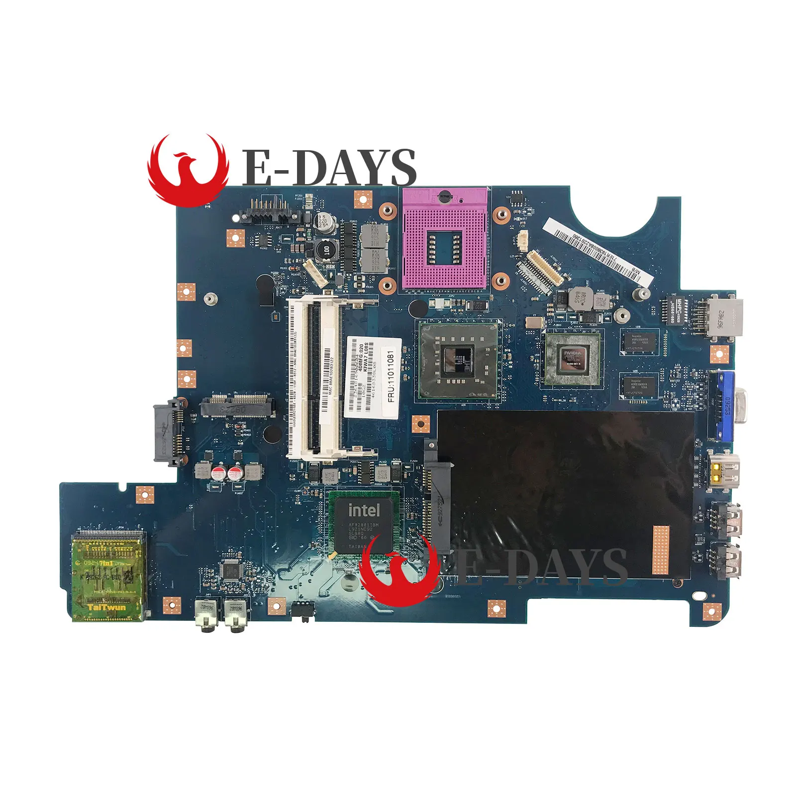 High quality for lenovo G550 Laptop motherboard KIWA7 LA-5082P  N10M-GS2-S-A2 GPU integrada GM45 DDR3 100% full tested ok High best computer mice