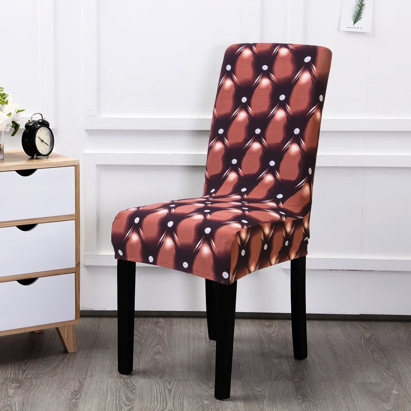 Elastic Printed Kitchen Chair Cover 25 Chair And Sofa Covers