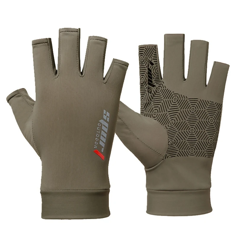 

1 pair Fishing Catching Gloves Protect Hand Professional Outdoor Fishing Cycling Sports Release Anti-slip Fish Ice Silk Gloves