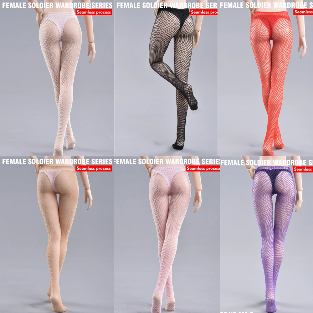 Fire Girl 1/6 Female Figure Clothes FG-YC-002 Sexy Women Soldier Wardrobe Series Seamless Pantyhose Silk Stockingsl Model | Игрушки и