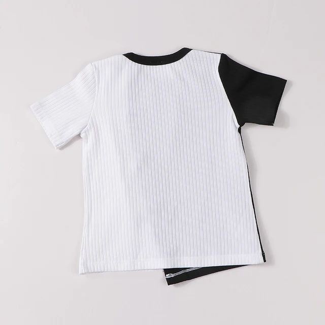 Kids clothes t shirt baby girls and boys clothes round neck short sleeves fashion children t-shirt  5