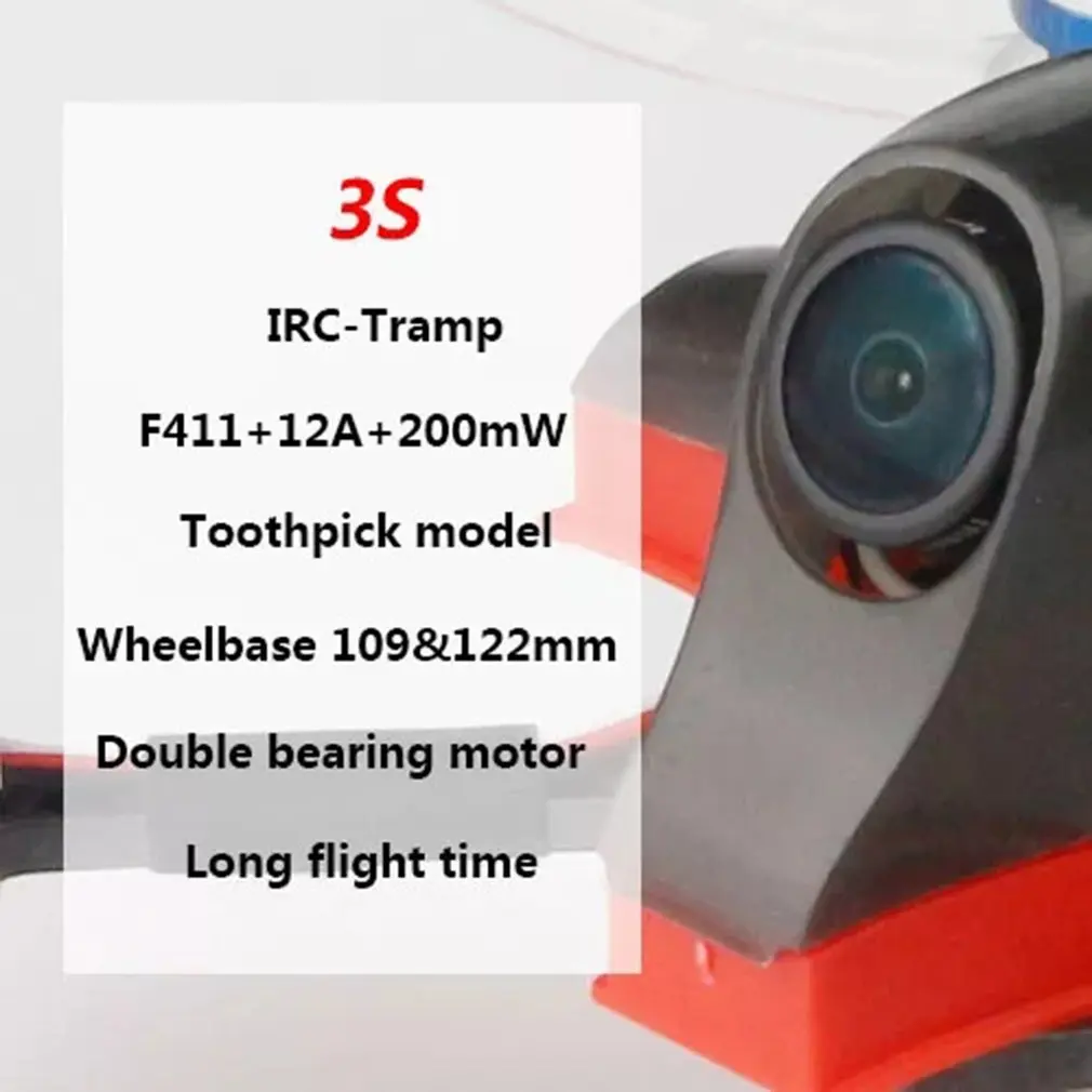 LDARC AK103 109 мм 3S 2,5 дюймов зубочистка FPV гоночный Дрон PNP/BNF F4 FC 12A Blheli_S ESC 25~ 200mW VTX Runcam Nano2 камера