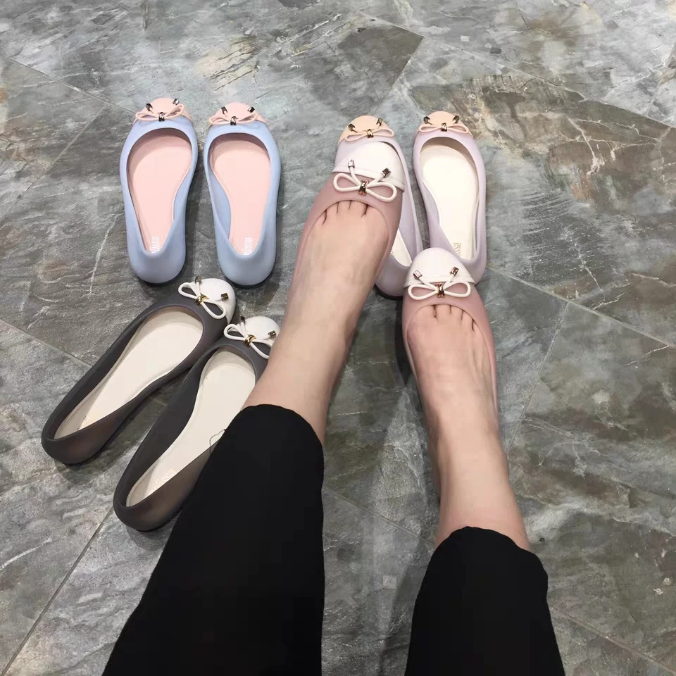 Melissa Ultragirl Sweet XIV New shell Women Flat sandals Brand Women's Jelly Shoes Melissa slippers Female Jelly Shoes