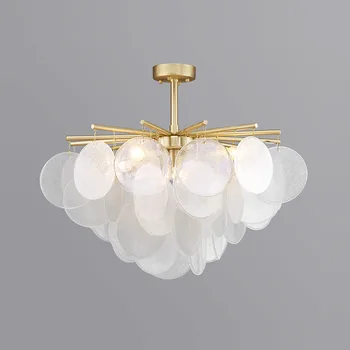 

modern hanging lamp pendant lights crystal bedroom Home Decoration E27 Light Fixture deco maison