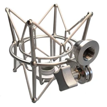 Recording Studio Metal Shockmount Clip Suspension Spiders Bracket Microphone Stand Shock Mount for Broadcast Computer Mic Holder