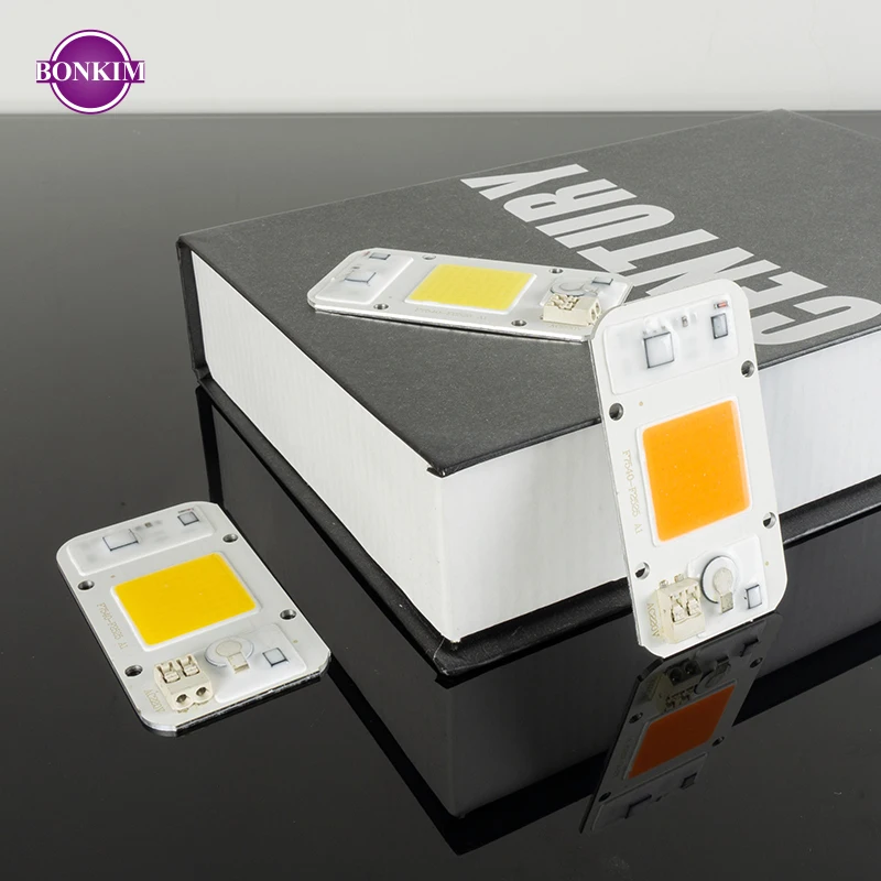 Светодиодный чип COB расти светодиодный светильник 110V 220V 20 Вт 30 50 холодный и теплый