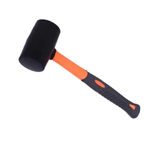 16 унций 453 г черный пластиковый резиновый молоток с ручкой установка плитки молоток практичные инструменты для украшения
