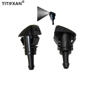 

2PCS Car canopy fan-shaped spray nozzle windshield washer sprinkler plastic fastener for Hyundai Verna ix35 ix25