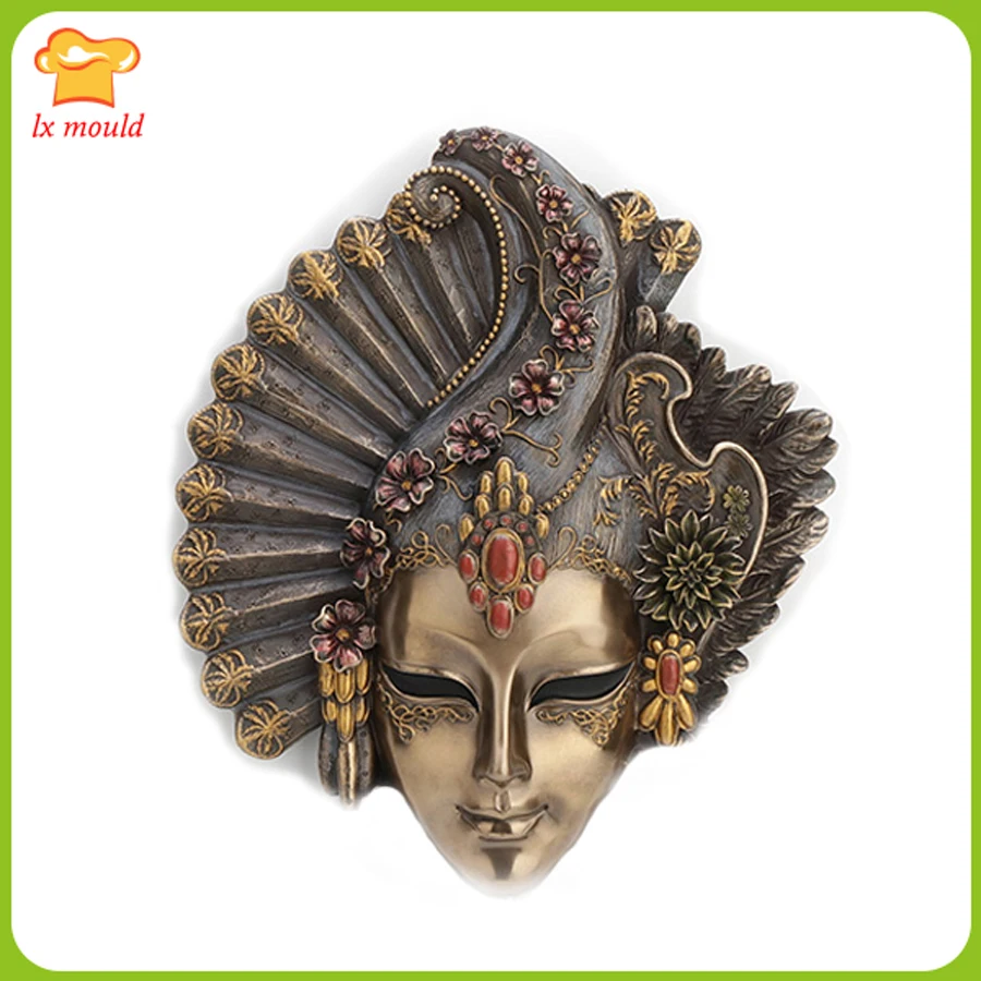 

LXYY MOULD Creative Venetian Mask Feminine Silicone Mold