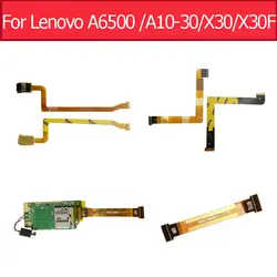 Мощность и плата с аудиоразъемом шлейф для lenovo Tab 2 A10-30 YT3-X30 X30F TB2-X30F A6500 FPC разъем материнской платы детали гибкого кабеля