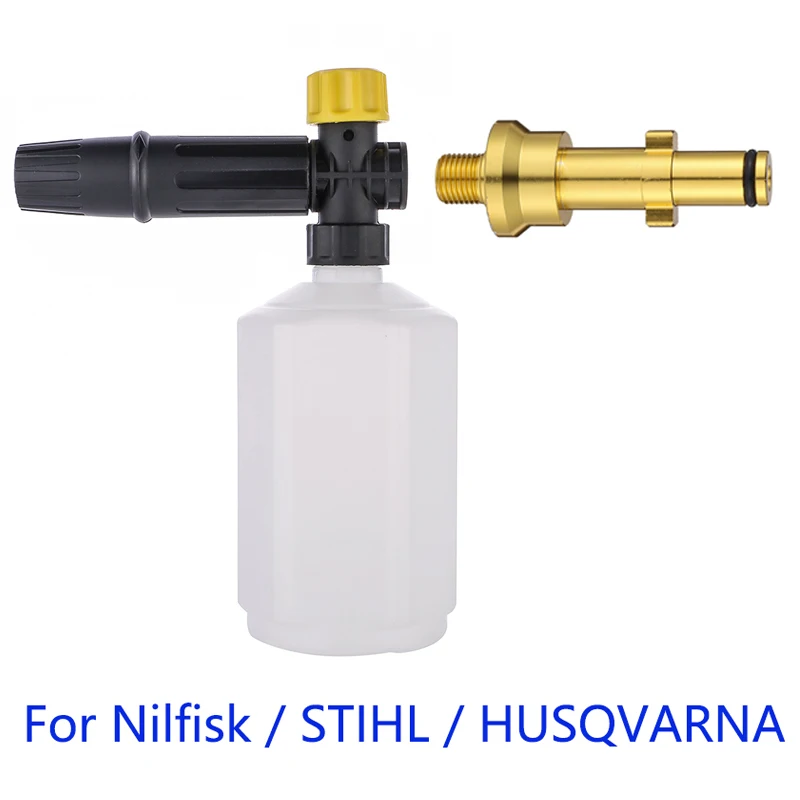 

Snow Foam Generator For Washing Foam Nozzle Cannon Car Wash Sprayer,For Nilfisk / Gerni /STIHL Car Cleaning High Pressure Washer