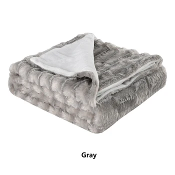 

1Pcs Autumn And Winter Double Blanket Super Soft Plush Brush Flower Blanket PV Velvet Gift Blanket Nap Soft Blanket 152x127CM