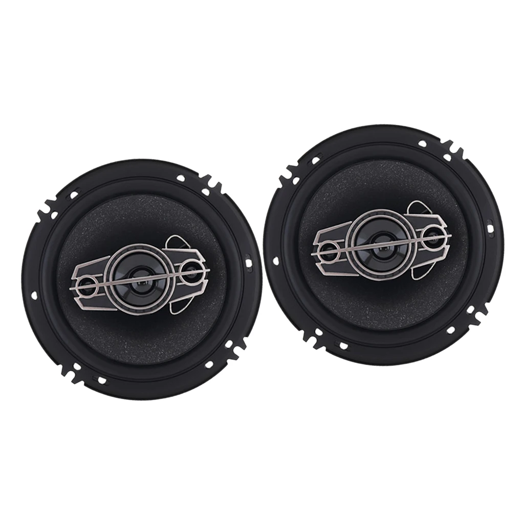 Pair Of 6.5 Inch 4 Way Car Coaxial Speaker Music Loudspeaker Easy Install