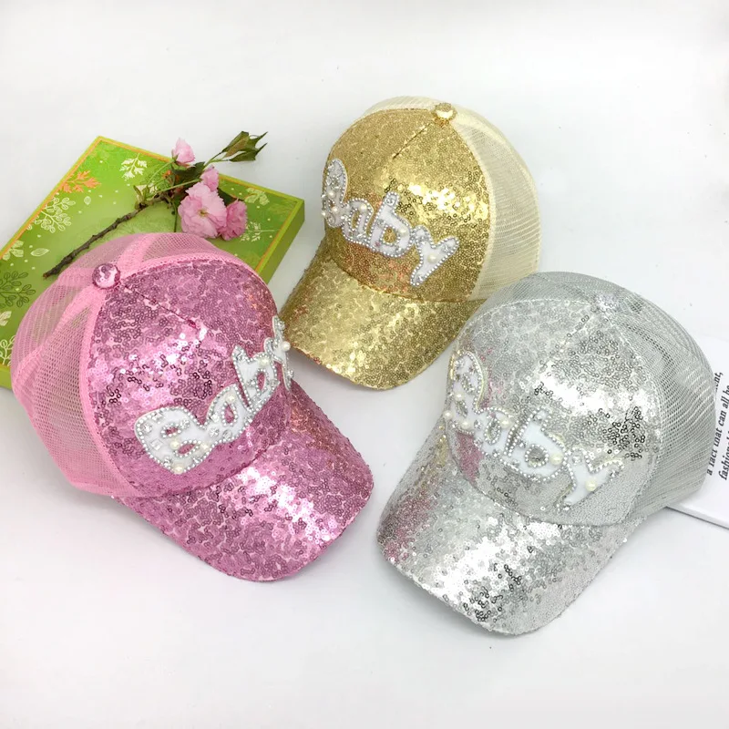 Новинка, стильная модная женская шапка с буквенным принтом, Детские регулируемые шапки, Повседневная шляпа для девочек, летняя шляпа от солнца, женская шапка