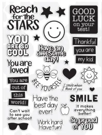 

smiling face Transparent Clear Stamp for DIY scrapbooking/Card Making C571