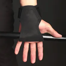 Deadlift ладонь подбородок силовой захват с мужским протектором запястья противоскользящая износостойкая резиновая тренировка Тяжелая атлетика hu shou zhang