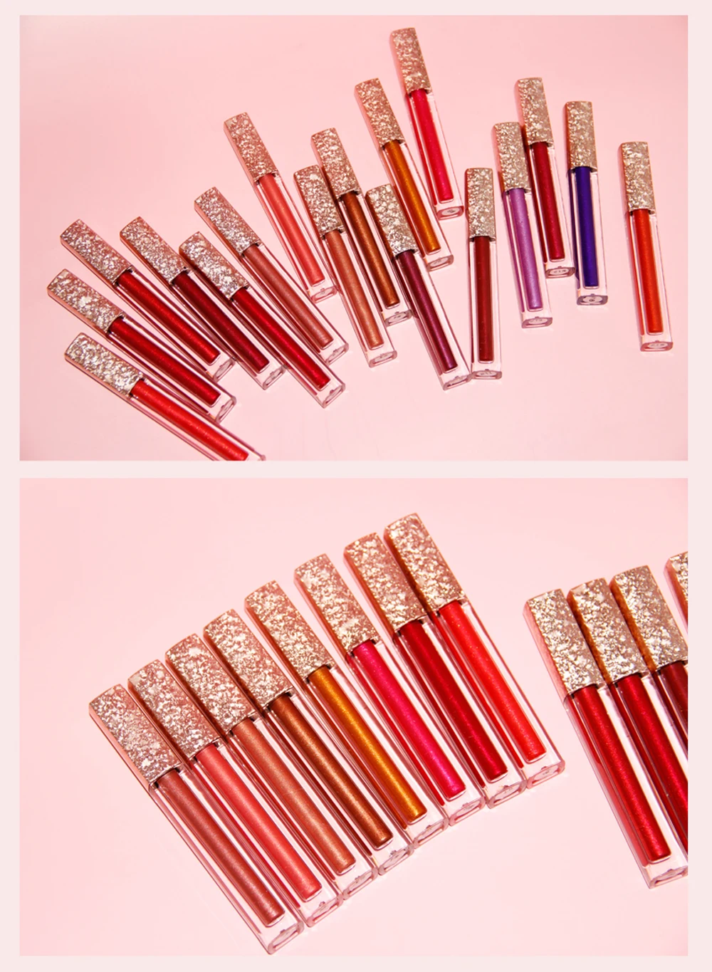 natural metallic lip gloss private label lipgloss popular waterproof liquid lipstick tubes bulk makeup custom logo no brand