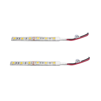 

2x 10cm Waterproof Blue/White 5050 Led Strip Lights Dc 12V Caravan Boat Car