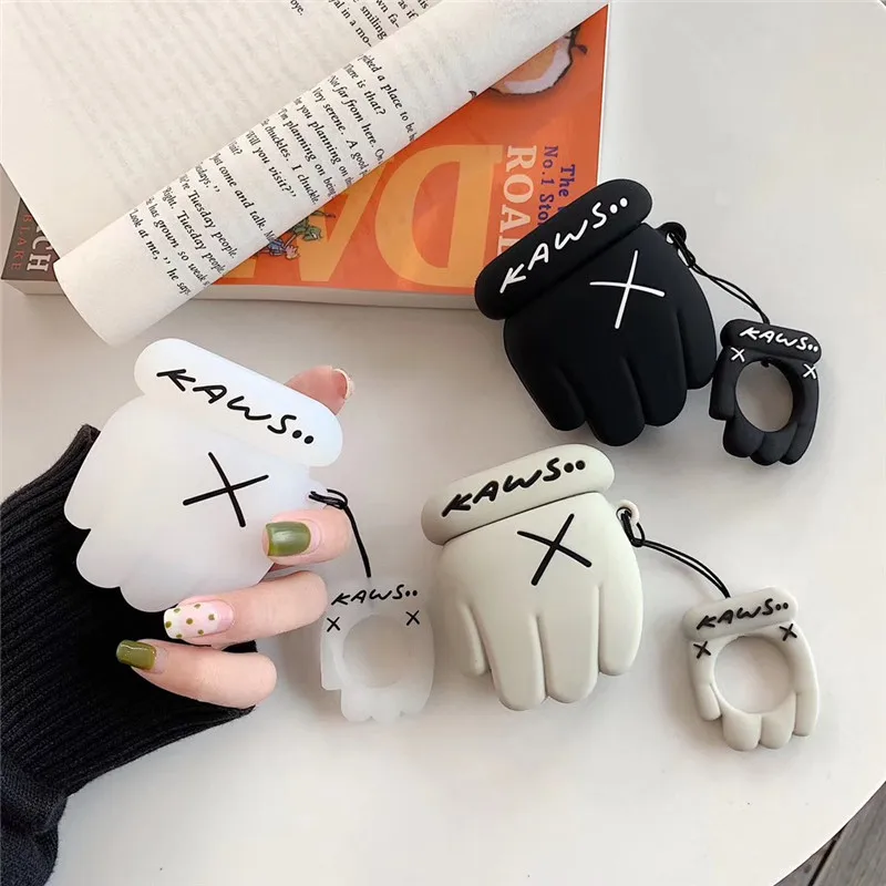 

KAWS Popular Brand Airpods2 Protective Case 1 Silica Gel for Apple Wireless Bluetooth Earphone Case Soft Creative INS Men's