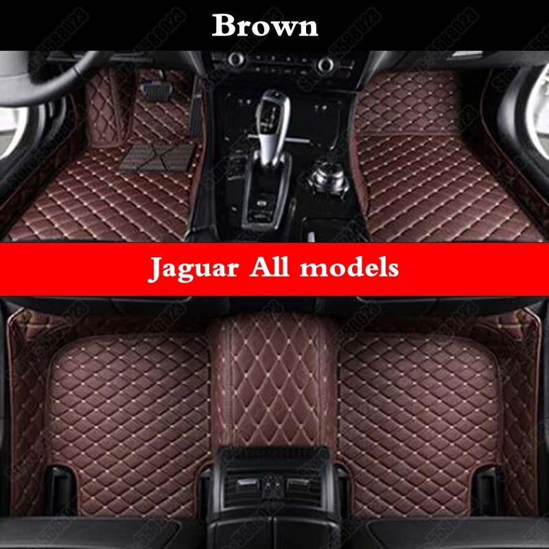Custom Car Fit Floor Mats for Jaguar E-PACE XJ XJL XK F-TYPE XE XF I-PACE XJ6 XJ6L F-PACE All Weather Automotive Foot Rugs Pads |