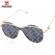 Кошачий глаз, солнцезащитные очки для женщин,, Ретро стиль, солнцезащитные очки, зеркальные, негабаритные, солнцезащитные очки для женщин, винтажные, с буквами, солнцезащитные очки Cateye