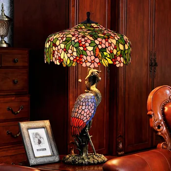 

Tiffany lamp Factory direct sale 20-inch tiffany lash lamp lights sitting room european-style cafes chandeliers apple blossoms
