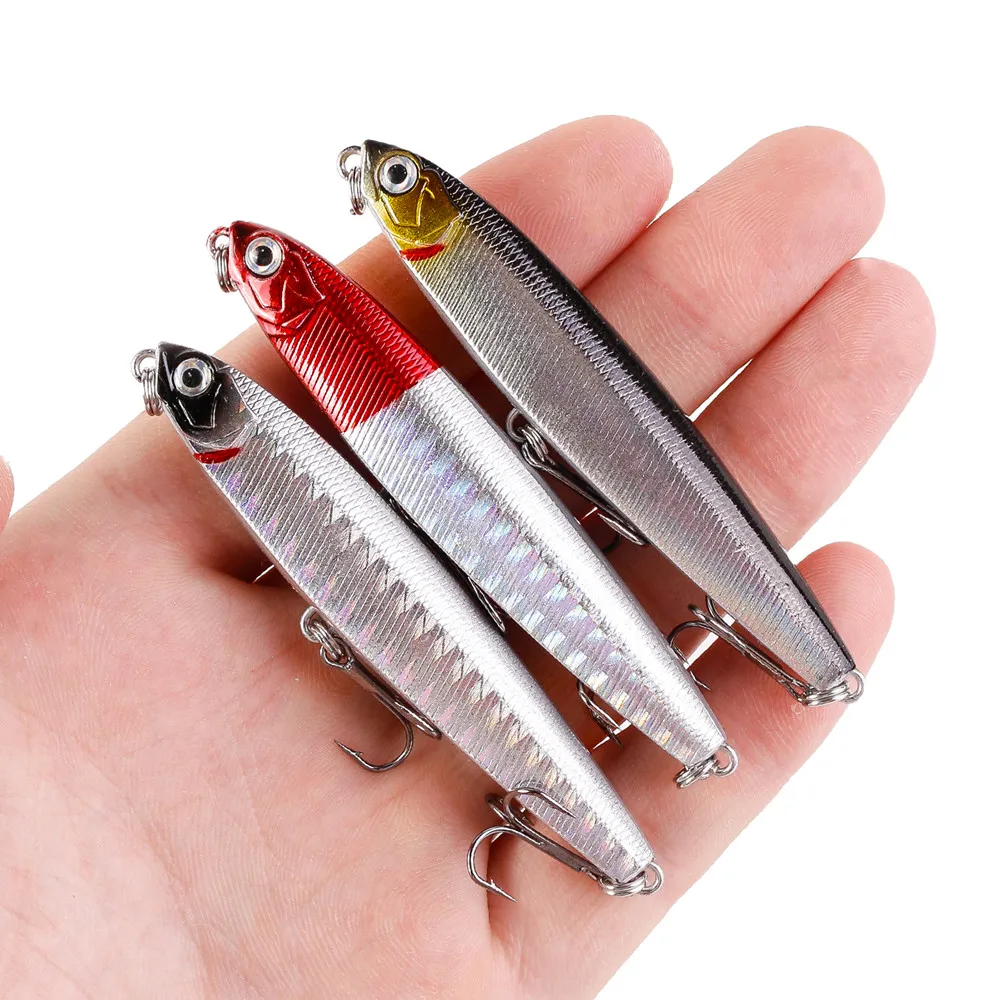 Sinking Pencil Fishing Lure Wobblers 8cm/10g 8cm/14g Bass Minnow