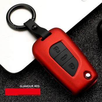 

ABS Carbon Fiber Car Remote Smart Key Case Cover Holder Flip Key For Toyota RAV4 REIZ CROWN LEVIN YARiS Highlander Camry Corolla